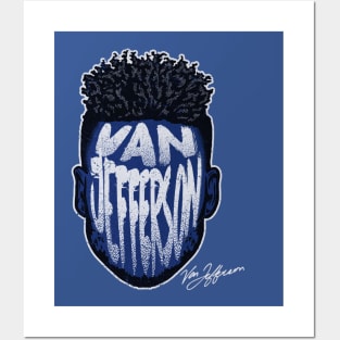 Van Jefferson Los Angeles R Player Silhouette Posters and Art